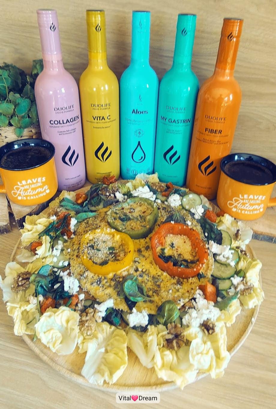 Tarta śniadaniowa z jajek, papryki  i superfoods.
