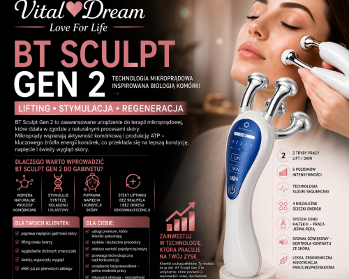 BT SCULPT GEN 2 – technologia mikroprądowa inspirowana biologią komórki